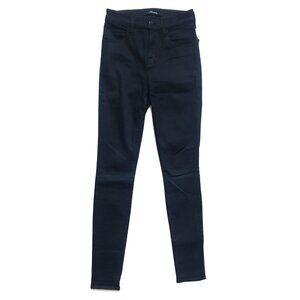 J Brand Black Dry Denim Maria High Rise Skinny Jeans 23